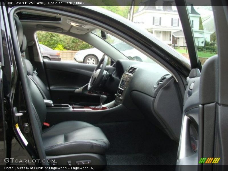 Obsidian Black / Black 2008 Lexus IS 250 AWD