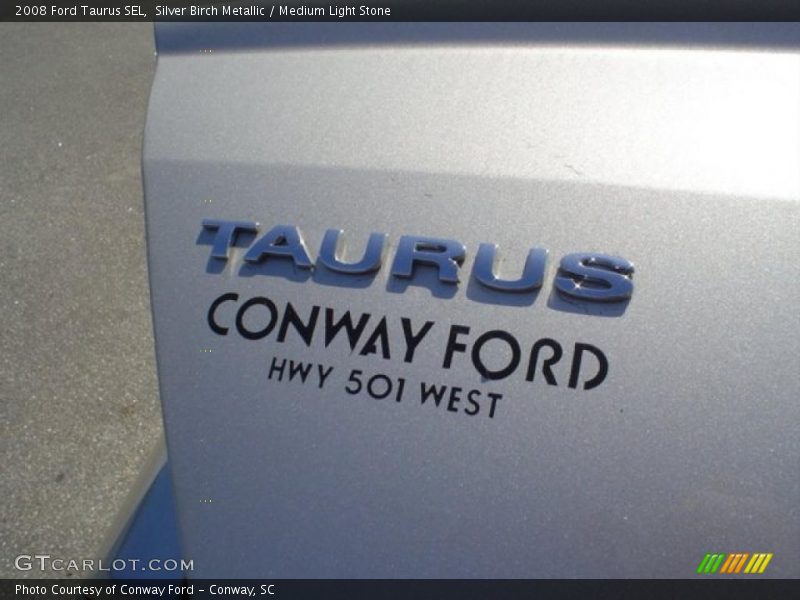 Silver Birch Metallic / Medium Light Stone 2008 Ford Taurus SEL