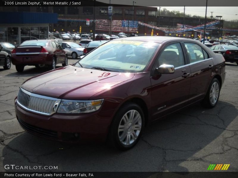 Merlot Metallic / Sand 2006 Lincoln Zephyr