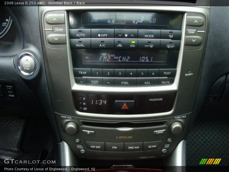 Obsidian Black / Black 2008 Lexus IS 250 AWD