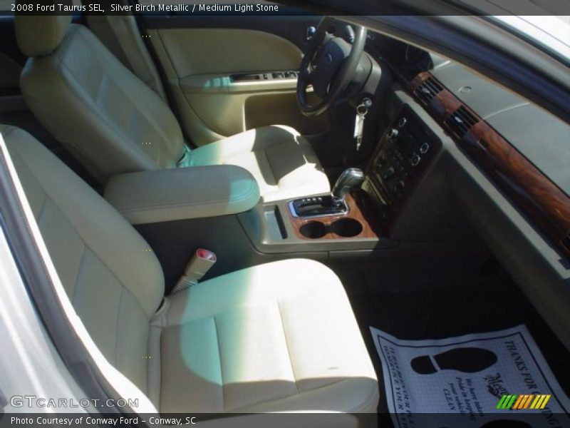 Silver Birch Metallic / Medium Light Stone 2008 Ford Taurus SEL