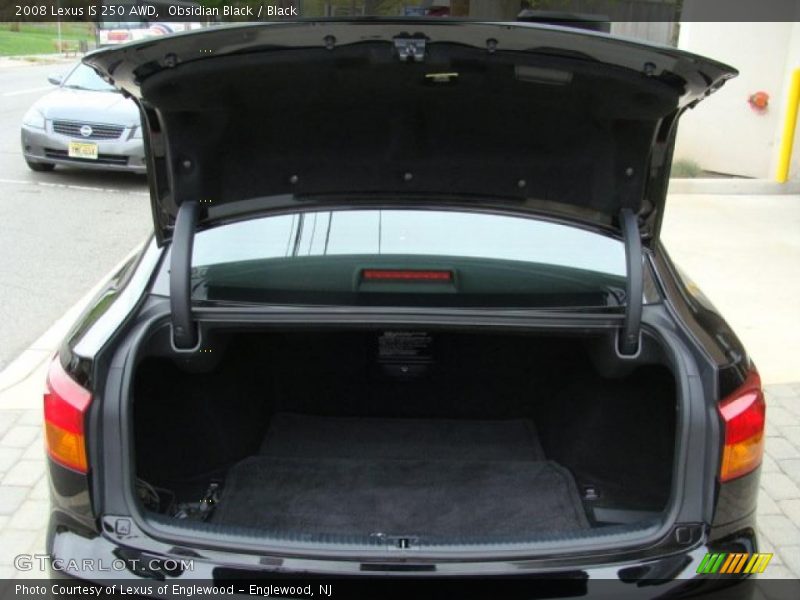 Obsidian Black / Black 2008 Lexus IS 250 AWD