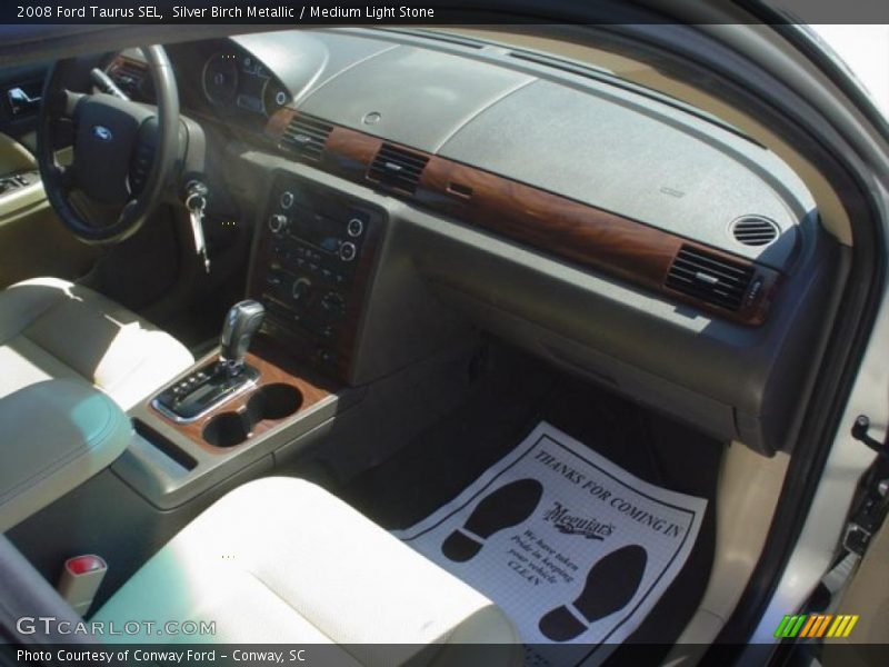 Silver Birch Metallic / Medium Light Stone 2008 Ford Taurus SEL