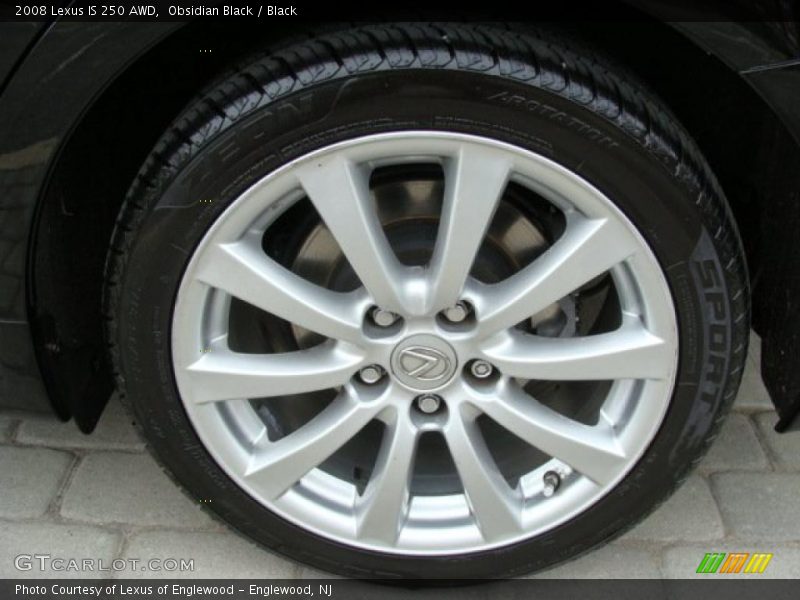 Obsidian Black / Black 2008 Lexus IS 250 AWD