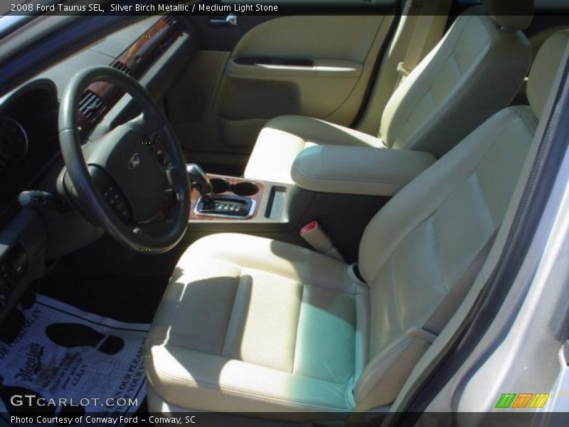 Silver Birch Metallic / Medium Light Stone 2008 Ford Taurus SEL