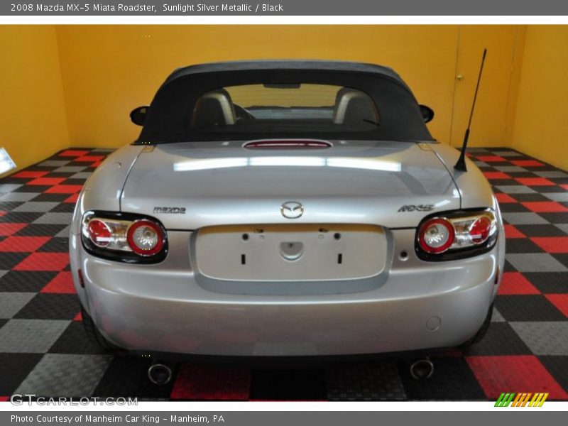Sunlight Silver Metallic / Black 2008 Mazda MX-5 Miata Roadster
