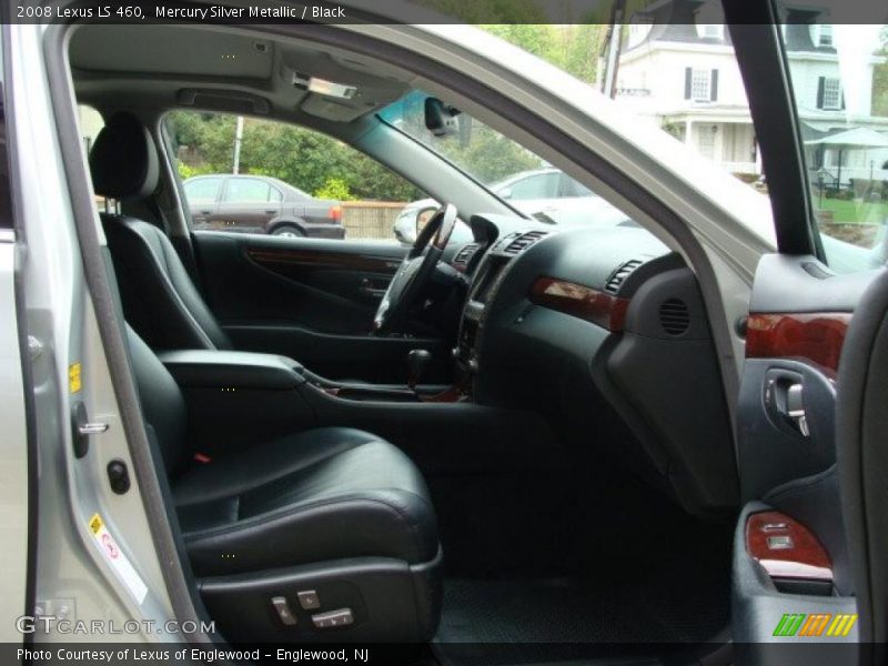 Mercury Silver Metallic / Black 2008 Lexus LS 460