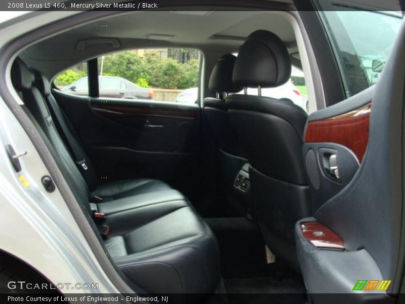 Mercury Silver Metallic / Black 2008 Lexus LS 460