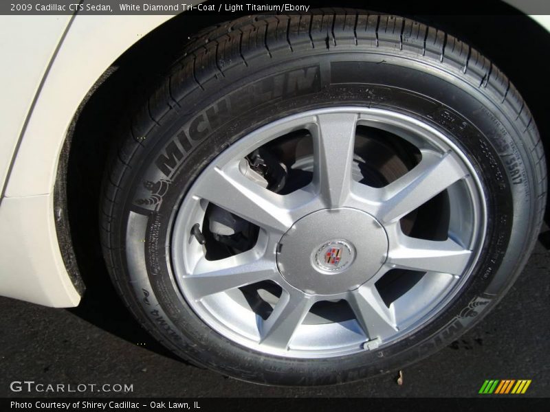 White Diamond Tri-Coat / Light Titanium/Ebony 2009 Cadillac CTS Sedan