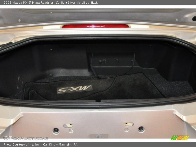 Sunlight Silver Metallic / Black 2008 Mazda MX-5 Miata Roadster