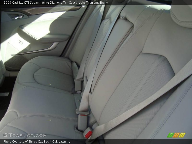 White Diamond Tri-Coat / Light Titanium/Ebony 2009 Cadillac CTS Sedan
