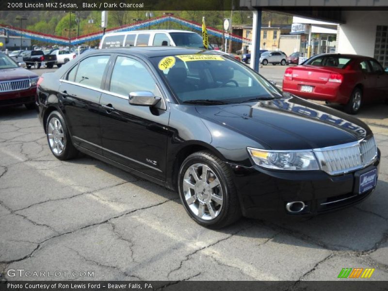 Black / Dark Charcoal 2008 Lincoln MKZ Sedan