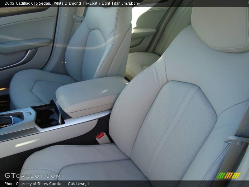 White Diamond Tri-Coat / Light Titanium/Ebony 2009 Cadillac CTS Sedan
