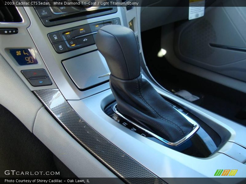 White Diamond Tri-Coat / Light Titanium/Ebony 2009 Cadillac CTS Sedan