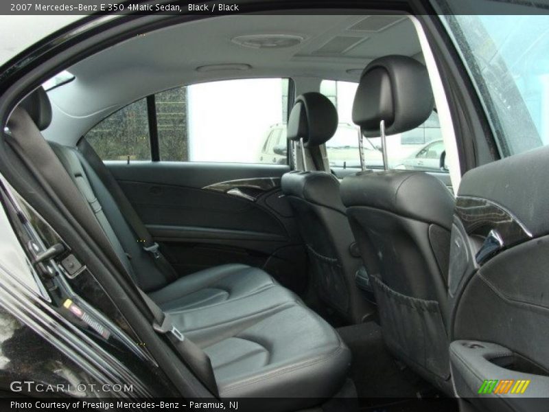 Black / Black 2007 Mercedes-Benz E 350 4Matic Sedan