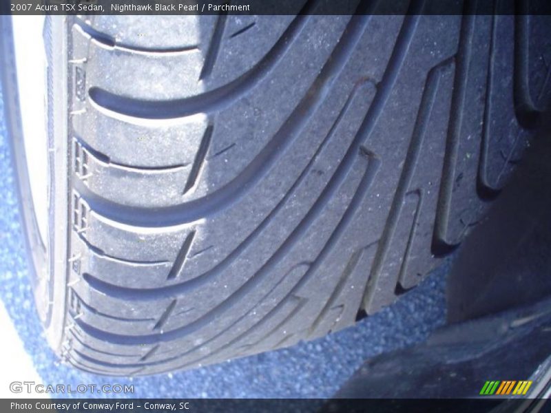 Nighthawk Black Pearl / Parchment 2007 Acura TSX Sedan