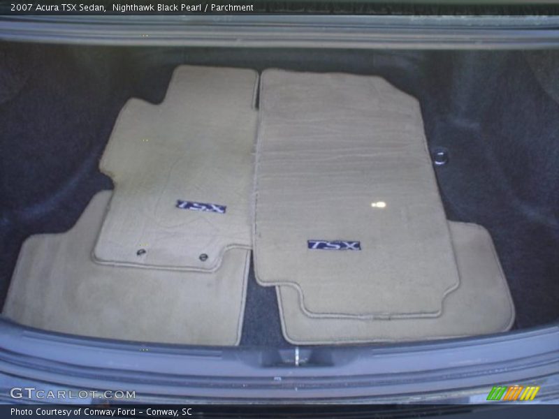 Nighthawk Black Pearl / Parchment 2007 Acura TSX Sedan