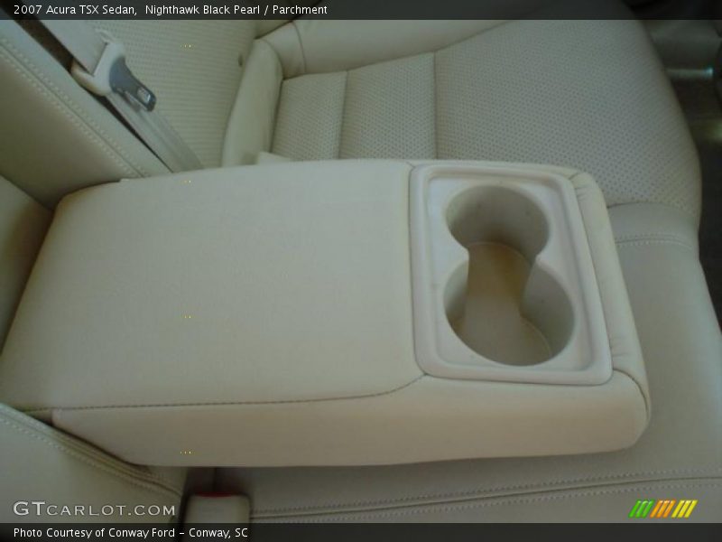 Nighthawk Black Pearl / Parchment 2007 Acura TSX Sedan