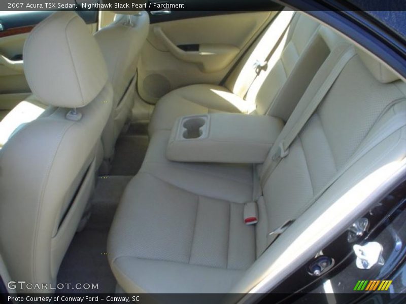 Nighthawk Black Pearl / Parchment 2007 Acura TSX Sedan