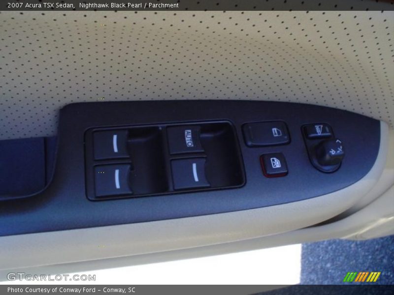 Nighthawk Black Pearl / Parchment 2007 Acura TSX Sedan