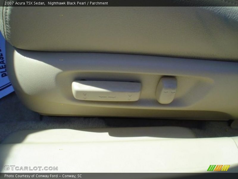 Nighthawk Black Pearl / Parchment 2007 Acura TSX Sedan