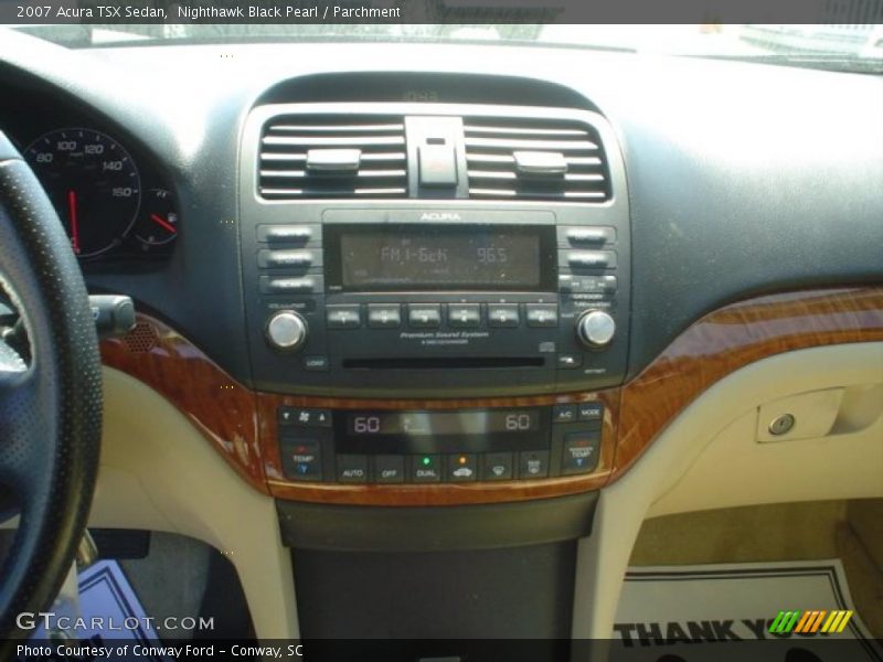 Nighthawk Black Pearl / Parchment 2007 Acura TSX Sedan