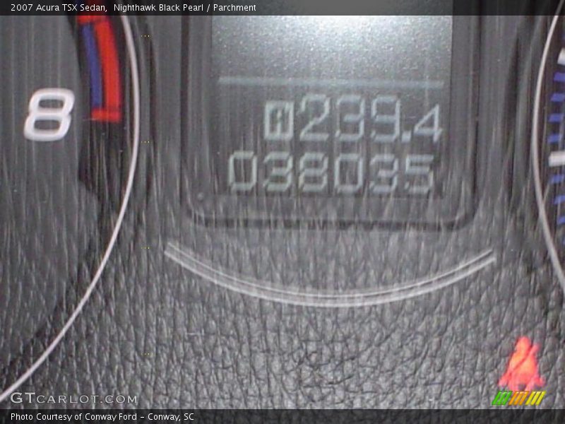 Nighthawk Black Pearl / Parchment 2007 Acura TSX Sedan