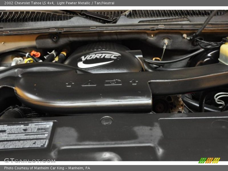 Light Pewter Metallic / Tan/Neutral 2002 Chevrolet Tahoe LS 4x4
