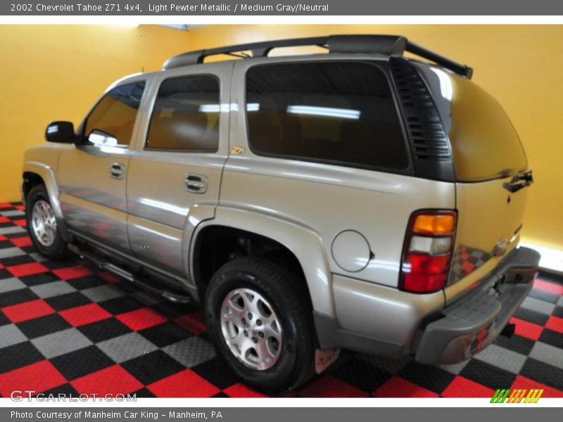 Light Pewter Metallic / Medium Gray/Neutral 2002 Chevrolet Tahoe Z71 4x4