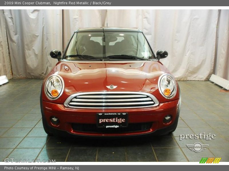 Nightfire Red Metallic / Black/Grey 2009 Mini Cooper Clubman
