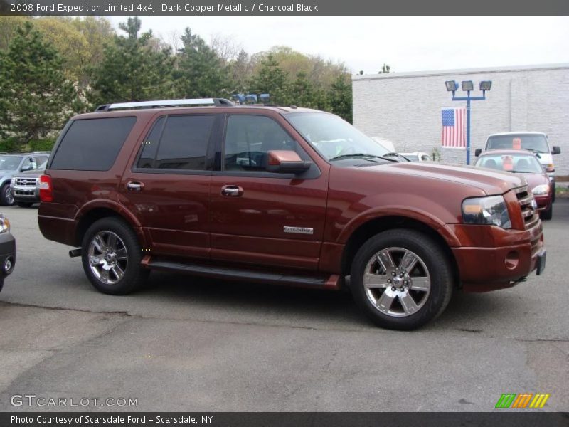 Dark Copper Metallic / Charcoal Black 2008 Ford Expedition Limited 4x4