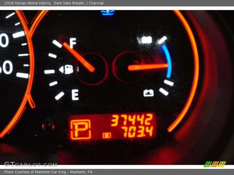 Dark Slate Metallic / Charcoal 2008 Nissan Altima Hybrid