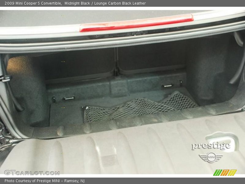 Midnight Black / Lounge Carbon Black Leather 2009 Mini Cooper S Convertible