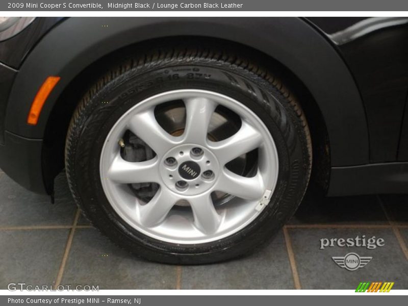 Midnight Black / Lounge Carbon Black Leather 2009 Mini Cooper S Convertible