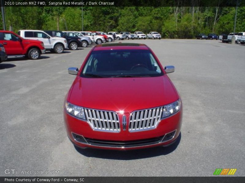 Sangria Red Metallic / Dark Charcoal 2010 Lincoln MKZ FWD