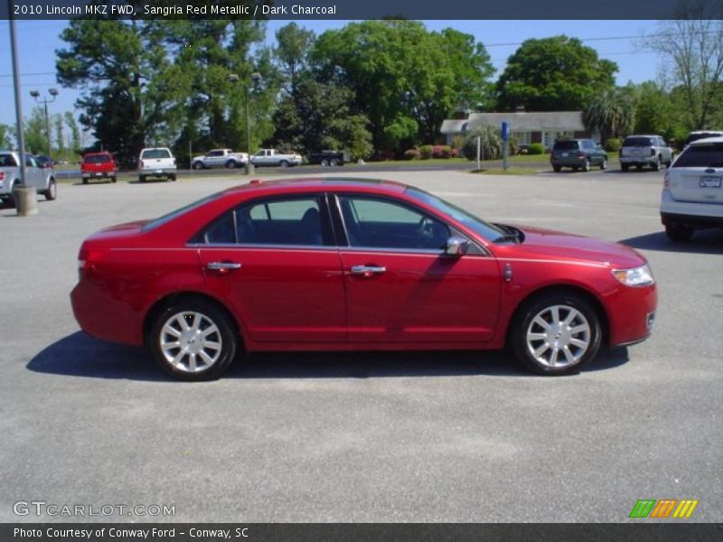 Sangria Red Metallic / Dark Charcoal 2010 Lincoln MKZ FWD