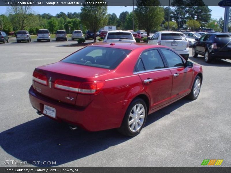 Sangria Red Metallic / Dark Charcoal 2010 Lincoln MKZ FWD