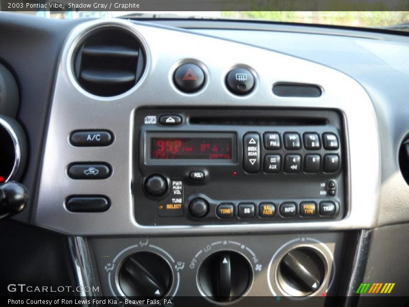 Shadow Gray / Graphite 2003 Pontiac Vibe