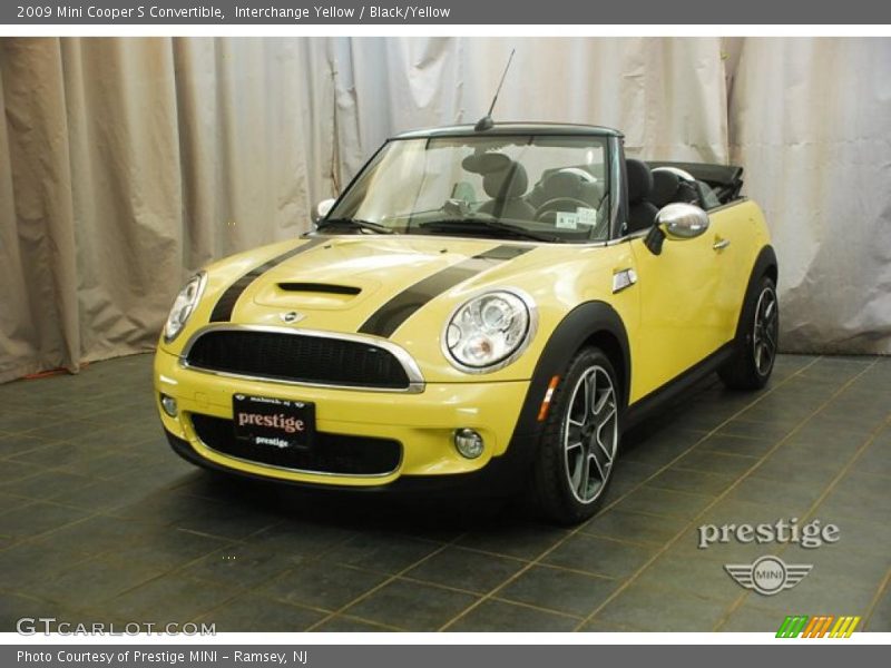 Interchange Yellow / Black/Yellow 2009 Mini Cooper S Convertible