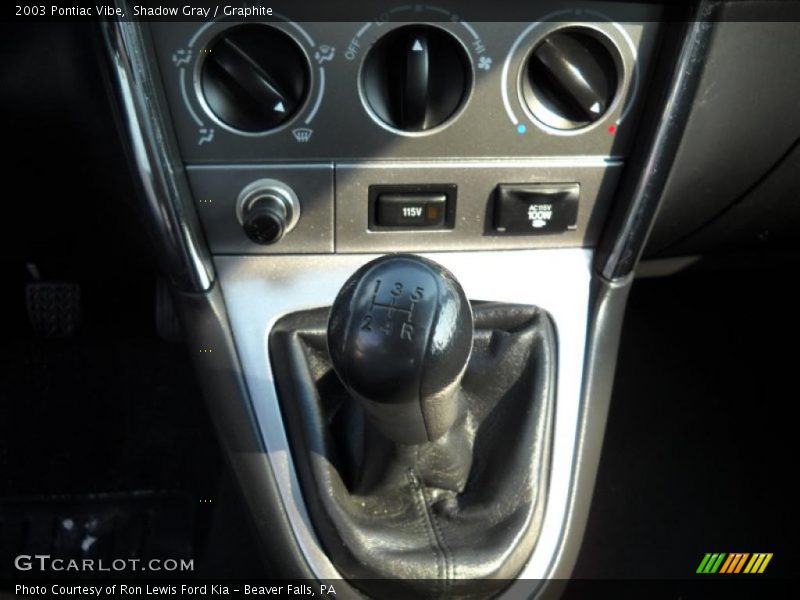 Shadow Gray / Graphite 2003 Pontiac Vibe