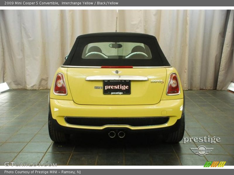 Interchange Yellow / Black/Yellow 2009 Mini Cooper S Convertible