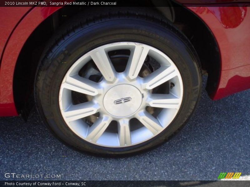 Sangria Red Metallic / Dark Charcoal 2010 Lincoln MKZ FWD