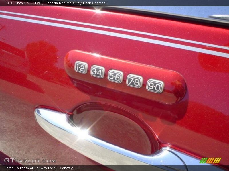 Sangria Red Metallic / Dark Charcoal 2010 Lincoln MKZ FWD