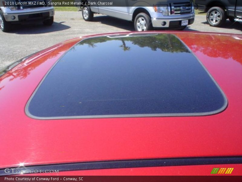 Sangria Red Metallic / Dark Charcoal 2010 Lincoln MKZ FWD