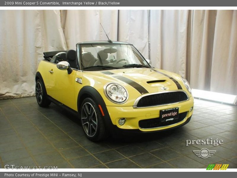 Interchange Yellow / Black/Yellow 2009 Mini Cooper S Convertible