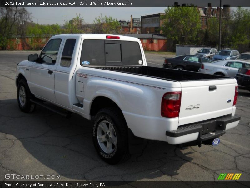 Oxford White / Dark Graphite 2003 Ford Ranger Edge SuperCab 4x4