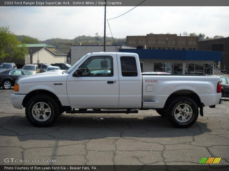Oxford White / Dark Graphite 2003 Ford Ranger Edge SuperCab 4x4