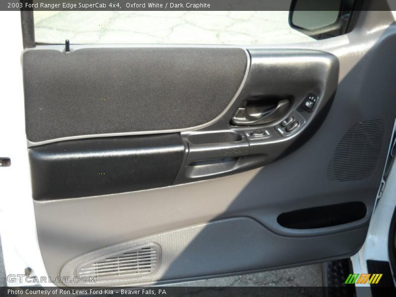 Oxford White / Dark Graphite 2003 Ford Ranger Edge SuperCab 4x4