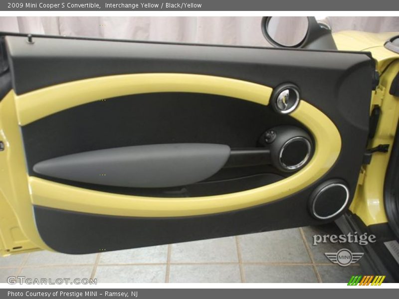 Interchange Yellow / Black/Yellow 2009 Mini Cooper S Convertible