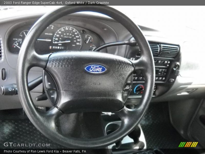 Oxford White / Dark Graphite 2003 Ford Ranger Edge SuperCab 4x4